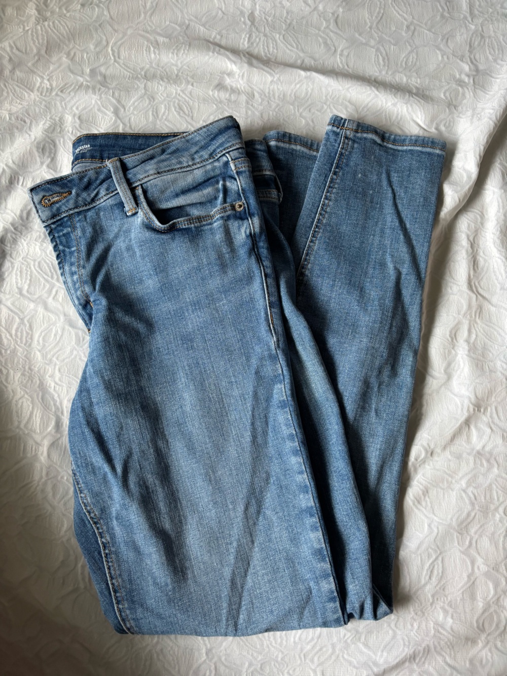 Old Navy Men's Light Blue Straight Leg Jeans